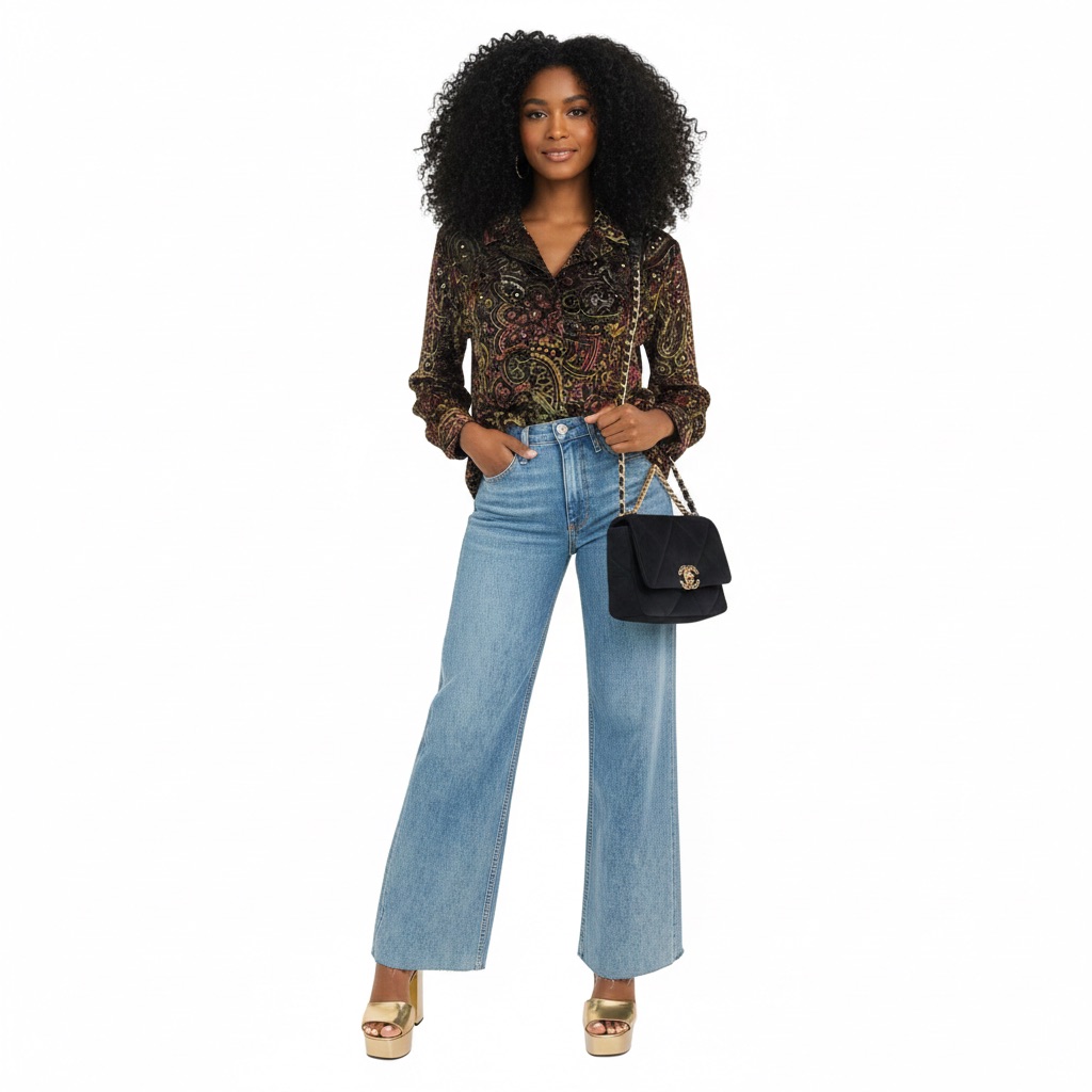 Chico's Burnout Sheer Silk Cardigan